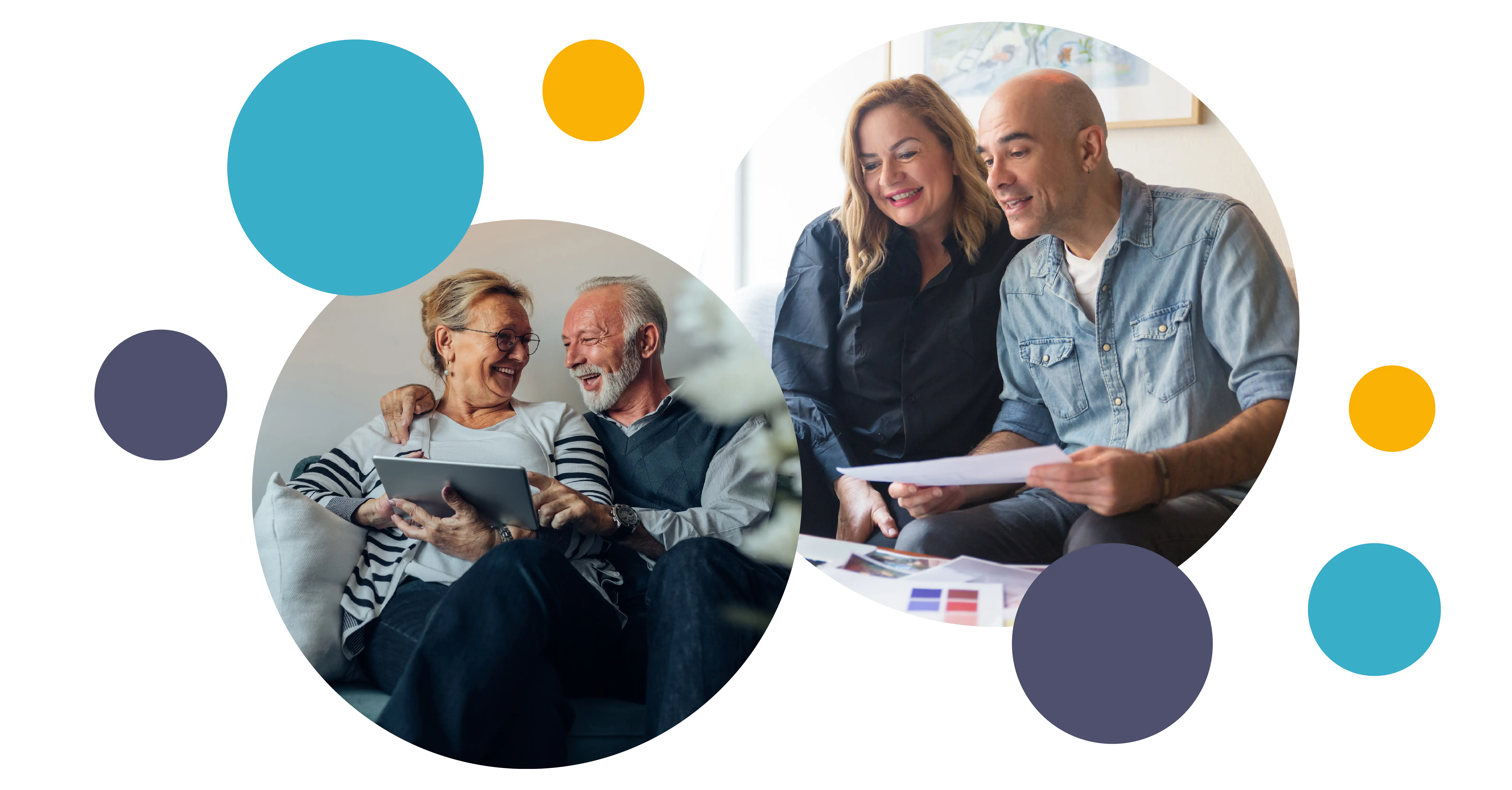 a researcher and grandparents with their grandchild 