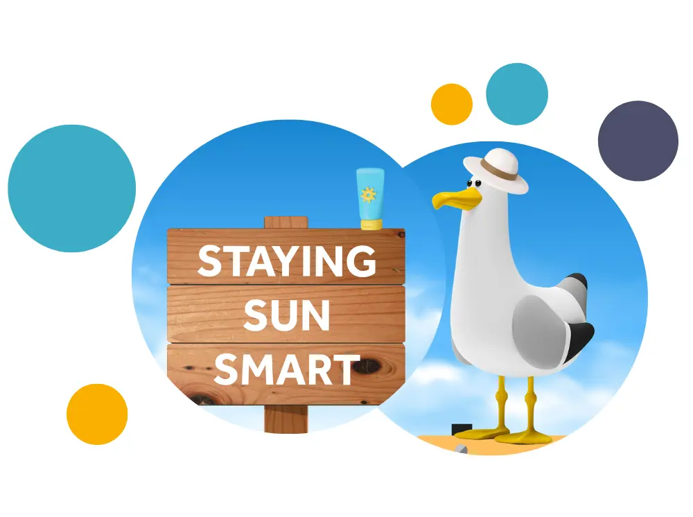 Even in the North West you need to wear sunscreen!